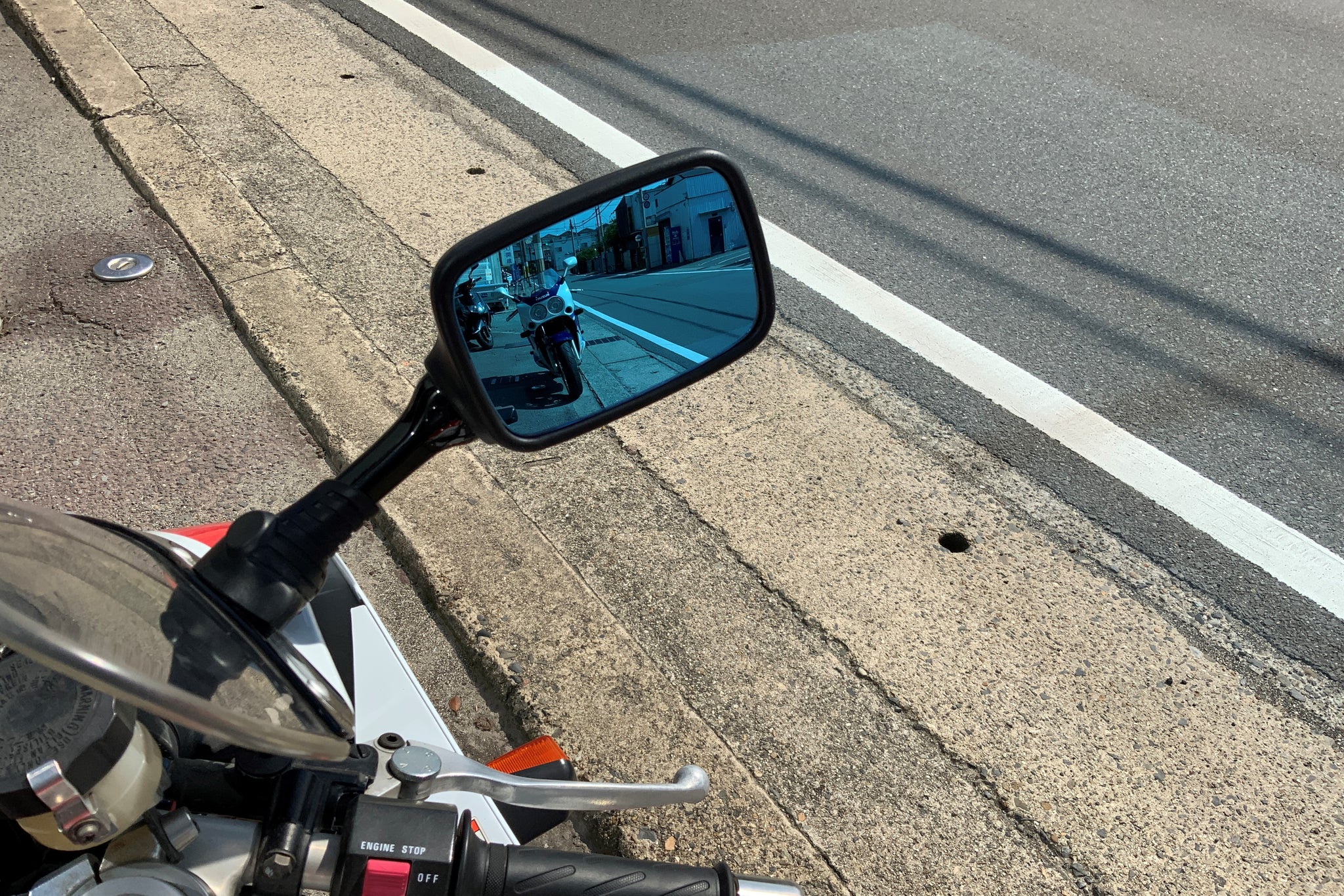 ワイドミラーレンズ（ブルー） – motorcycle proshop : m-tech
